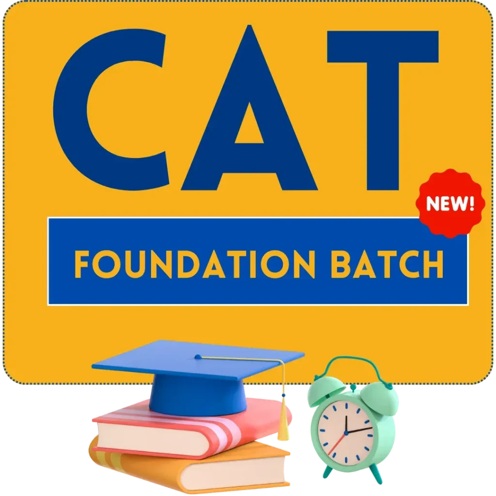 CAT Foundatin Course hd Image for CAT Exam Student